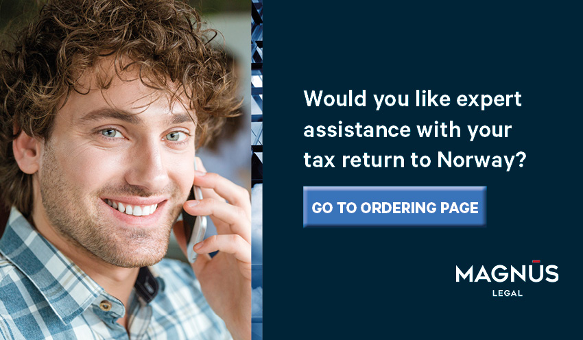 Tax return to Norway - order now